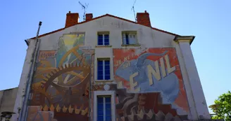 Mur peint "Avec le Temps"