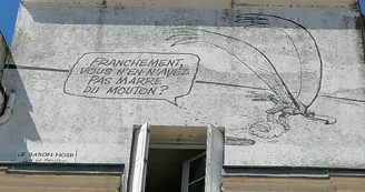 Mur peint "Le Baron noir"